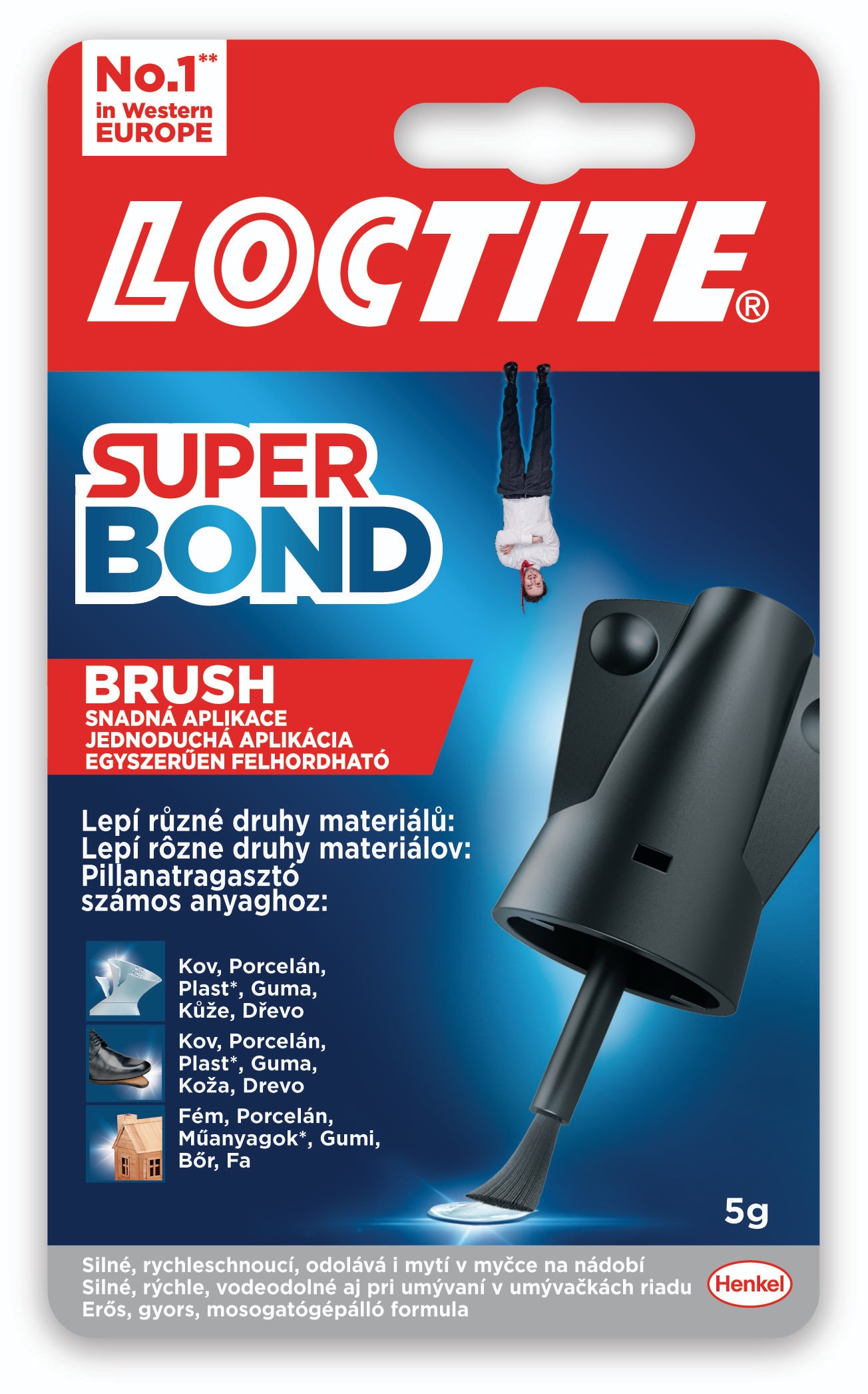 Domácnost a Zahrada - Loctite Super Bond Brush 5 g