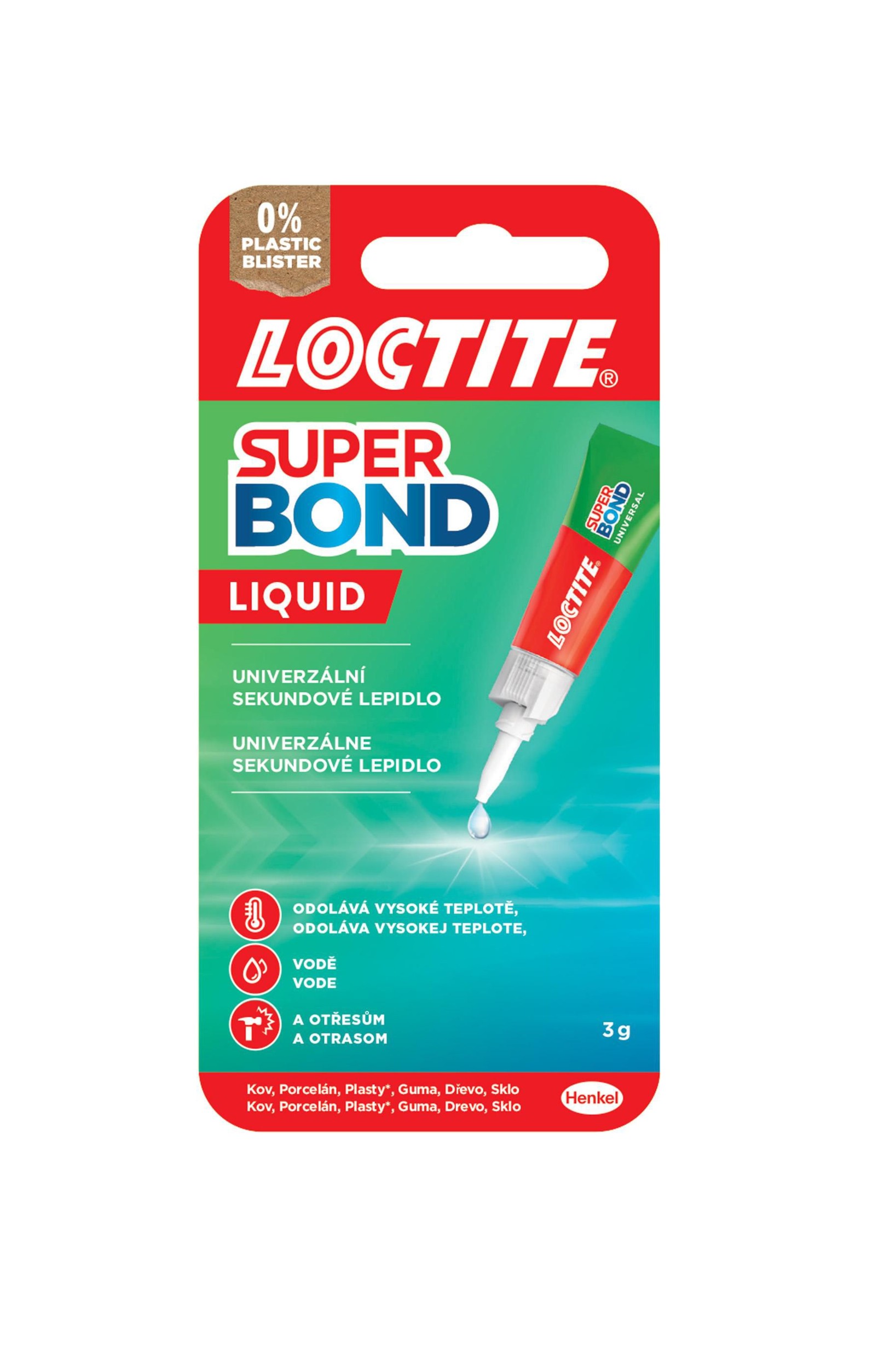 Domácnost a Zahrada - Loctite Super Bond lepidlo vteřinové 3 g