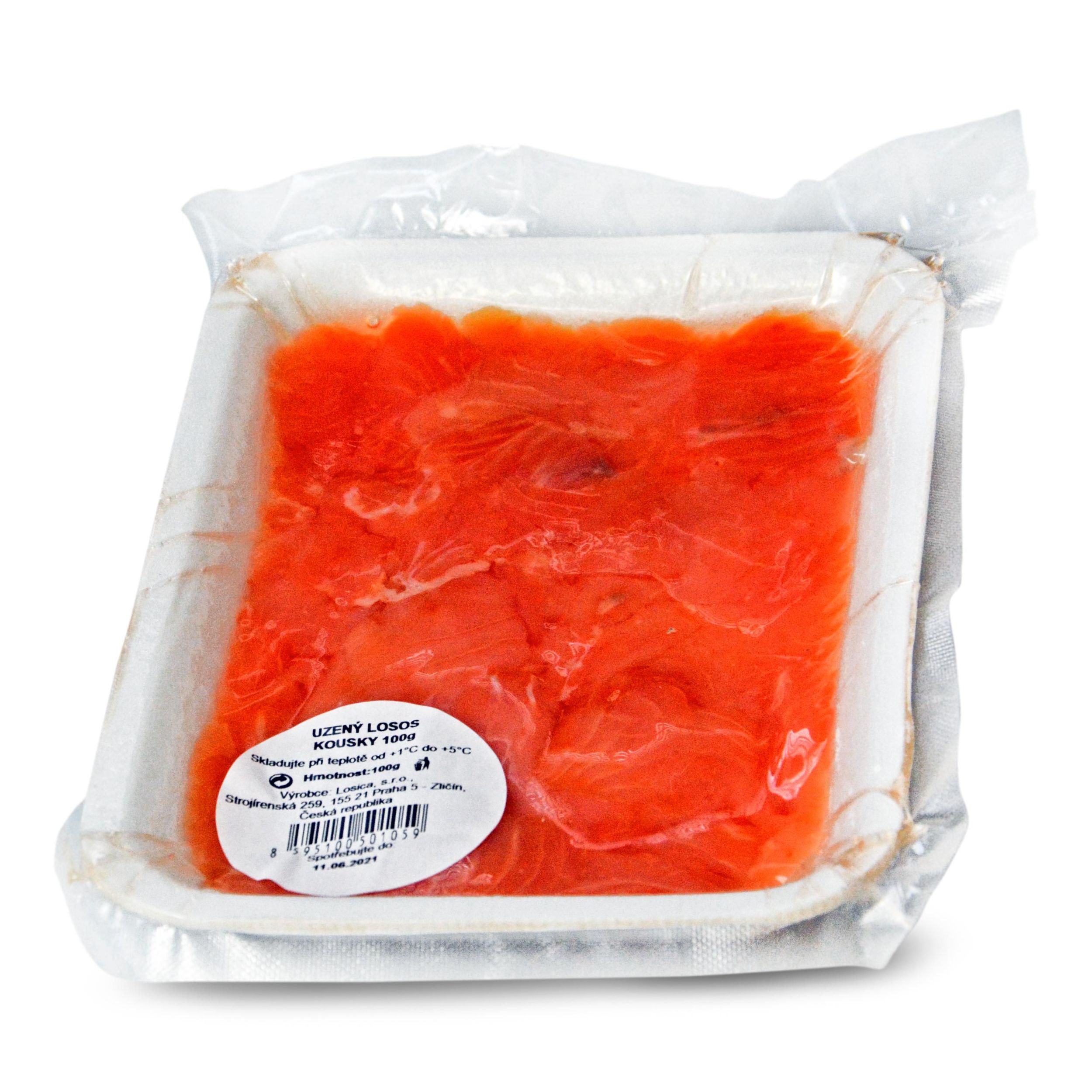 Uzeniny a lahůdky - Losica Norský losos kousky 100 g