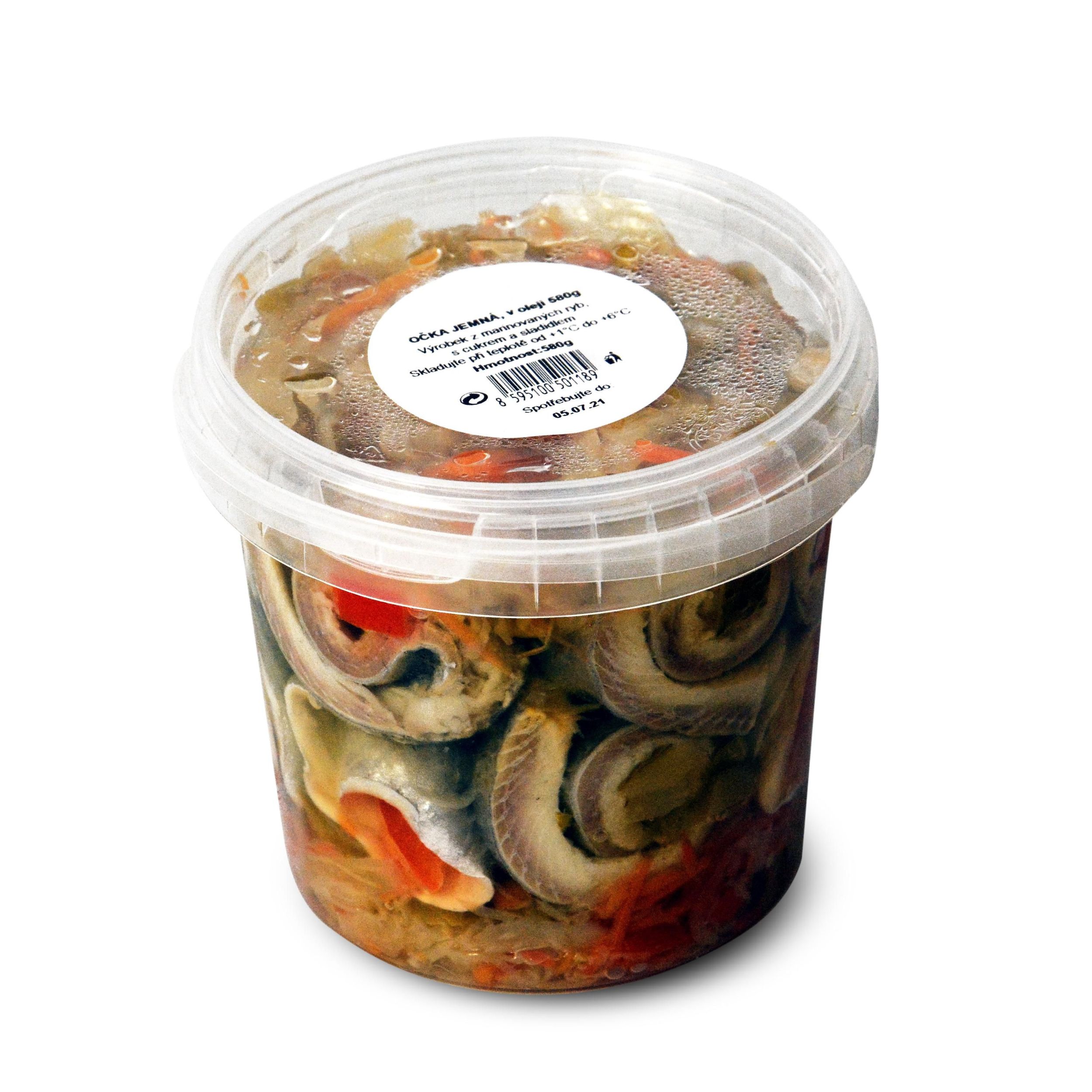 Uzeniny a lahůdky - Losica Očka jemná v oleji 580 g