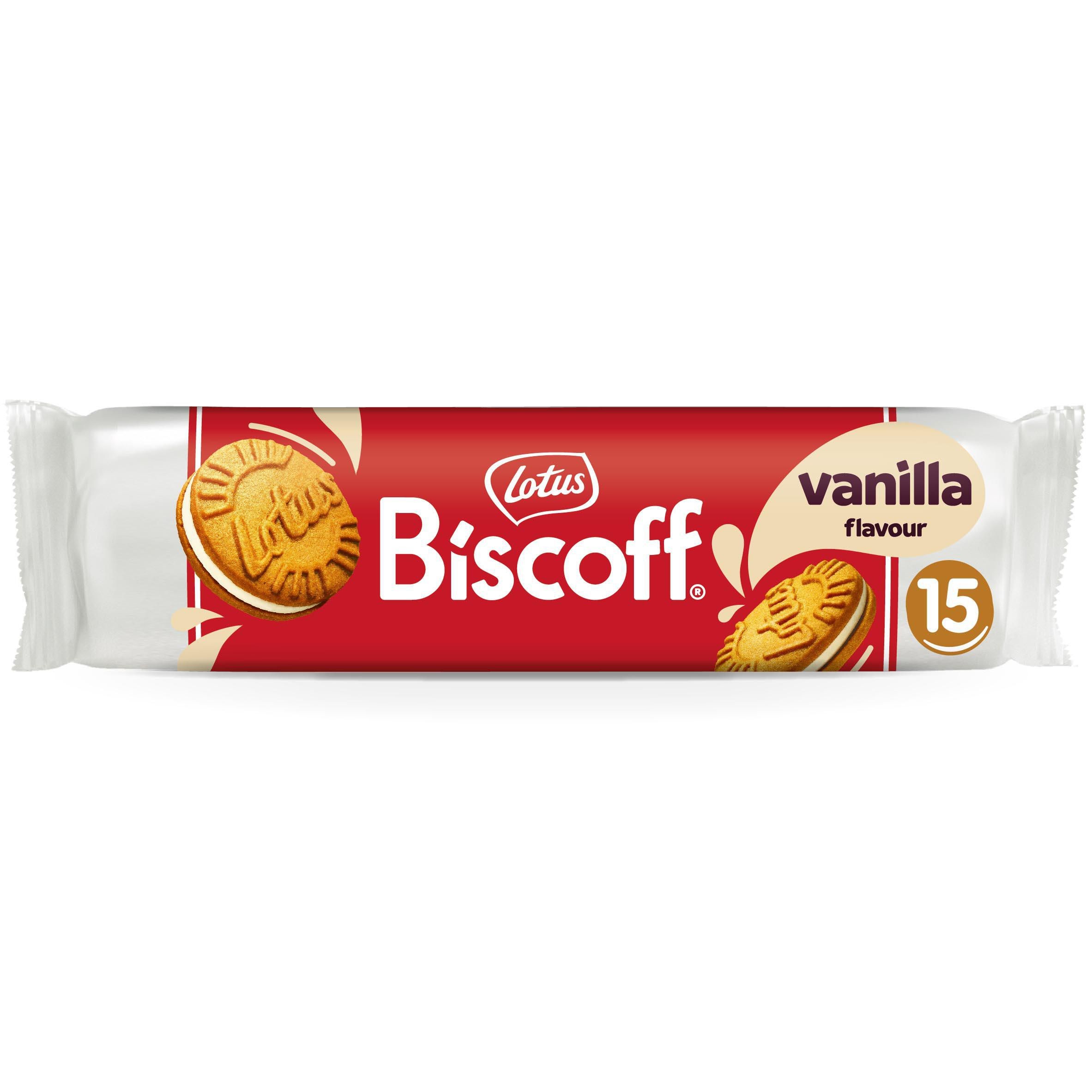 Trvanlivé potraviny - Lotus Biscoff sušenky plněné vanilkovým krémem 150g