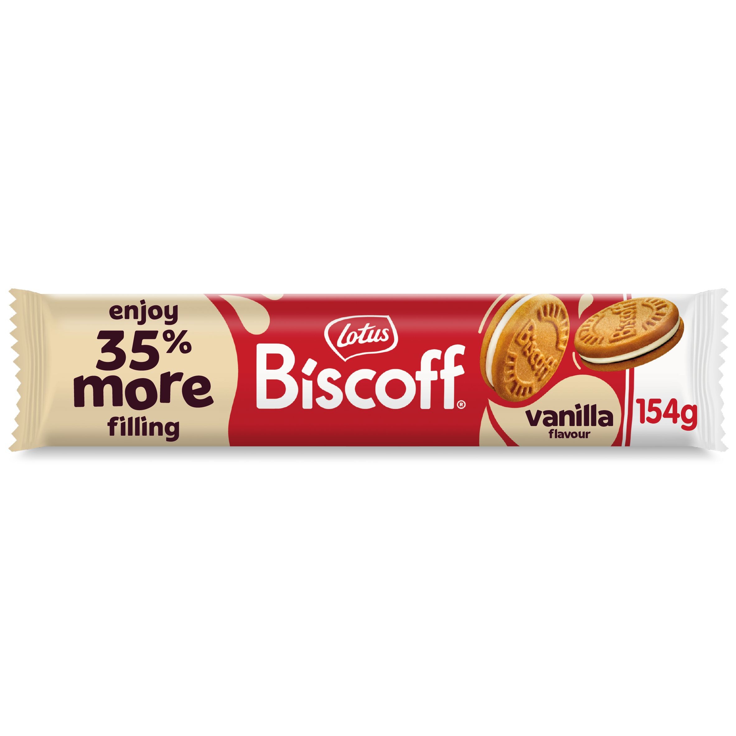 Trvanlivé potraviny - Lotus Biscoff sušenky s krémem vanilka 154g