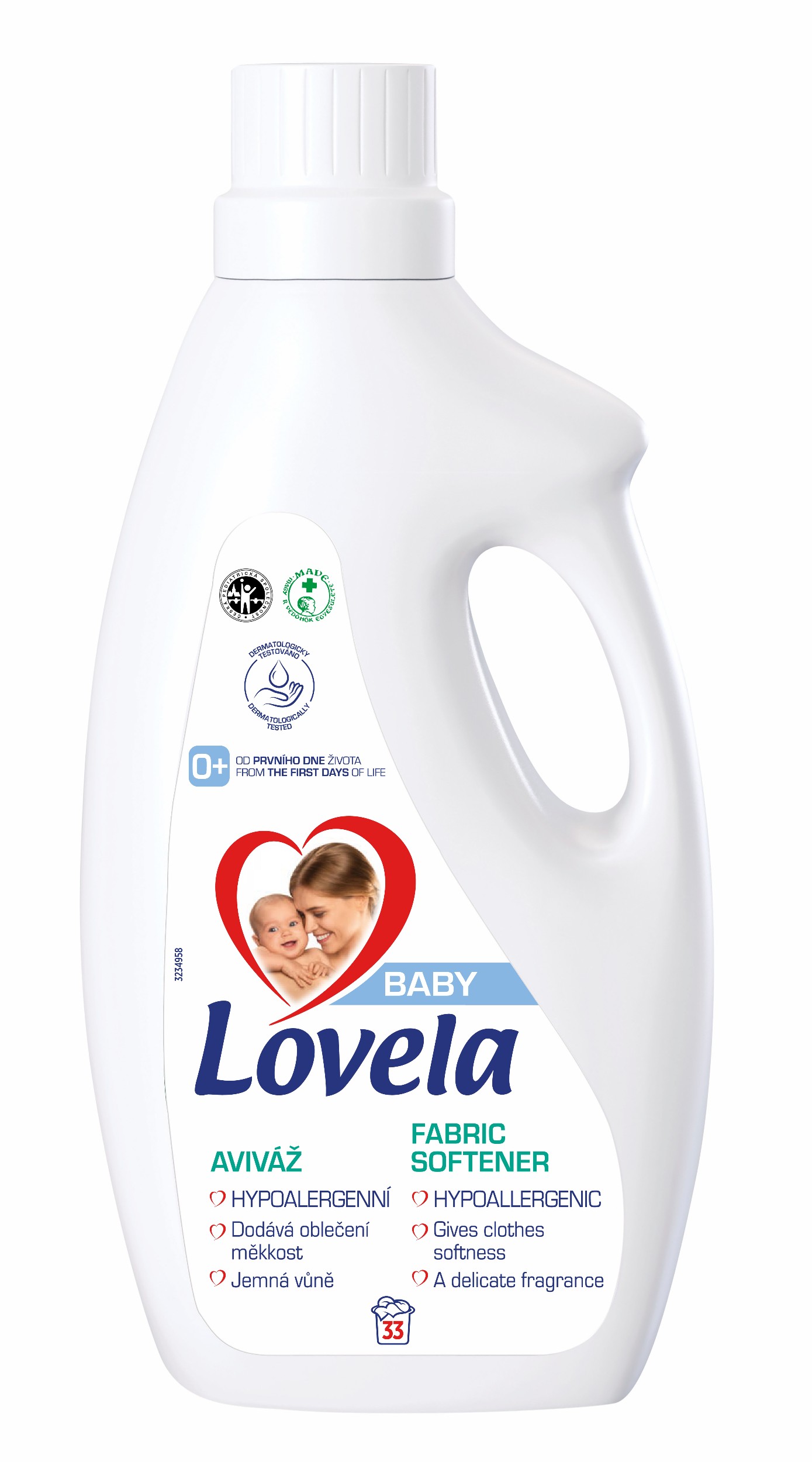 Drogerie a kosmetika - Lovela Baby aviváž 2 l 33 praní