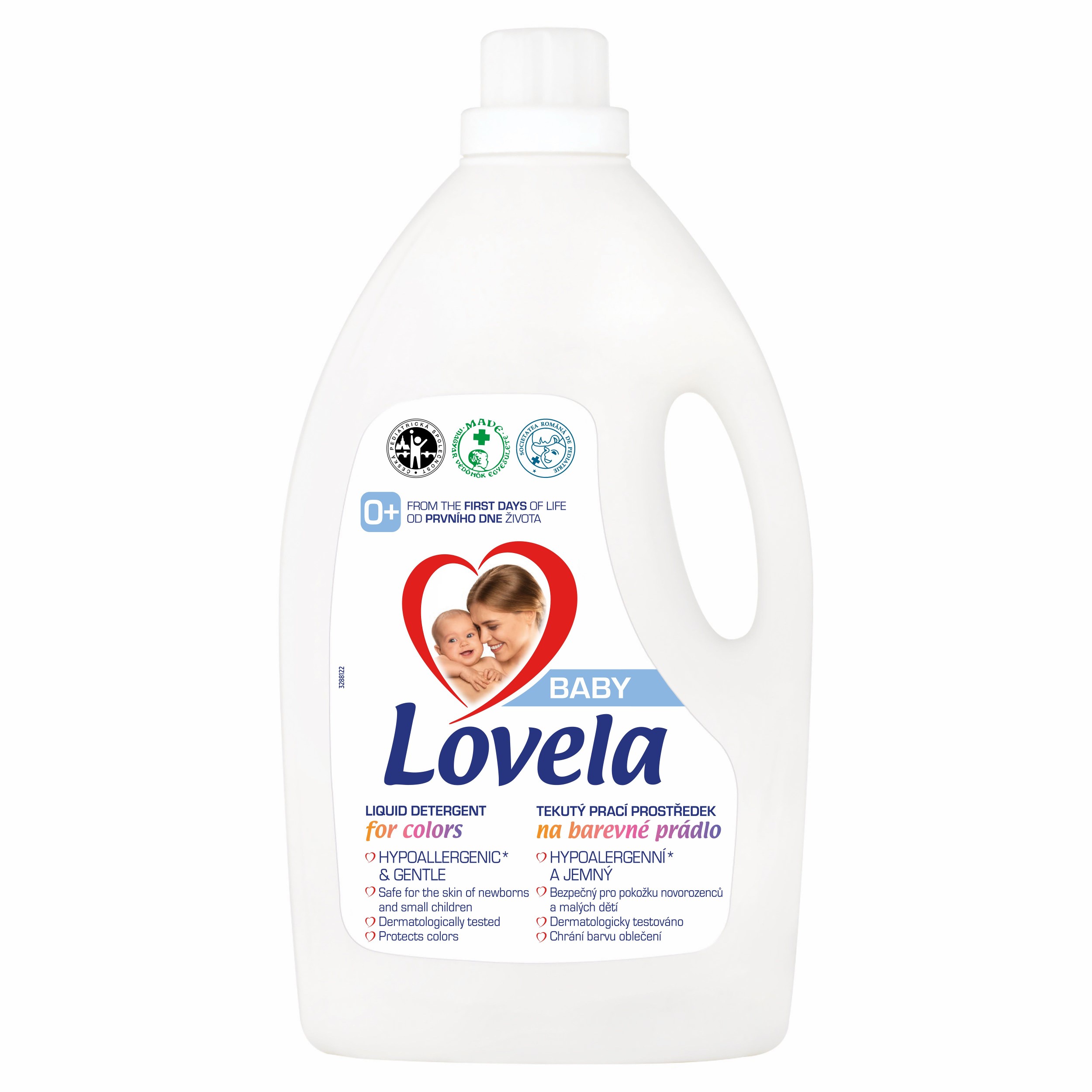 Drogerie a kosmetika - Lovela Baby Tekutý prací přípravek na barevné prádlo 2,9l 32 praní