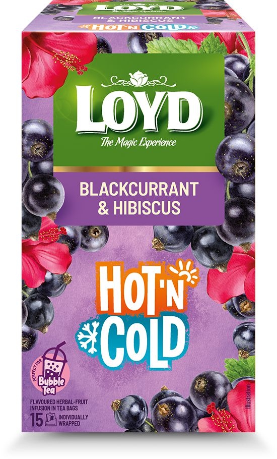 Nápoje - Loyd Hot & Cold Černý rybíz & Ibišek 30g