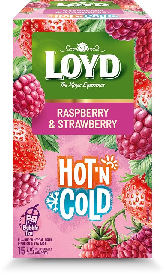 Nápoje - Loyd Hot & Cold Maliny & Jahody 30g