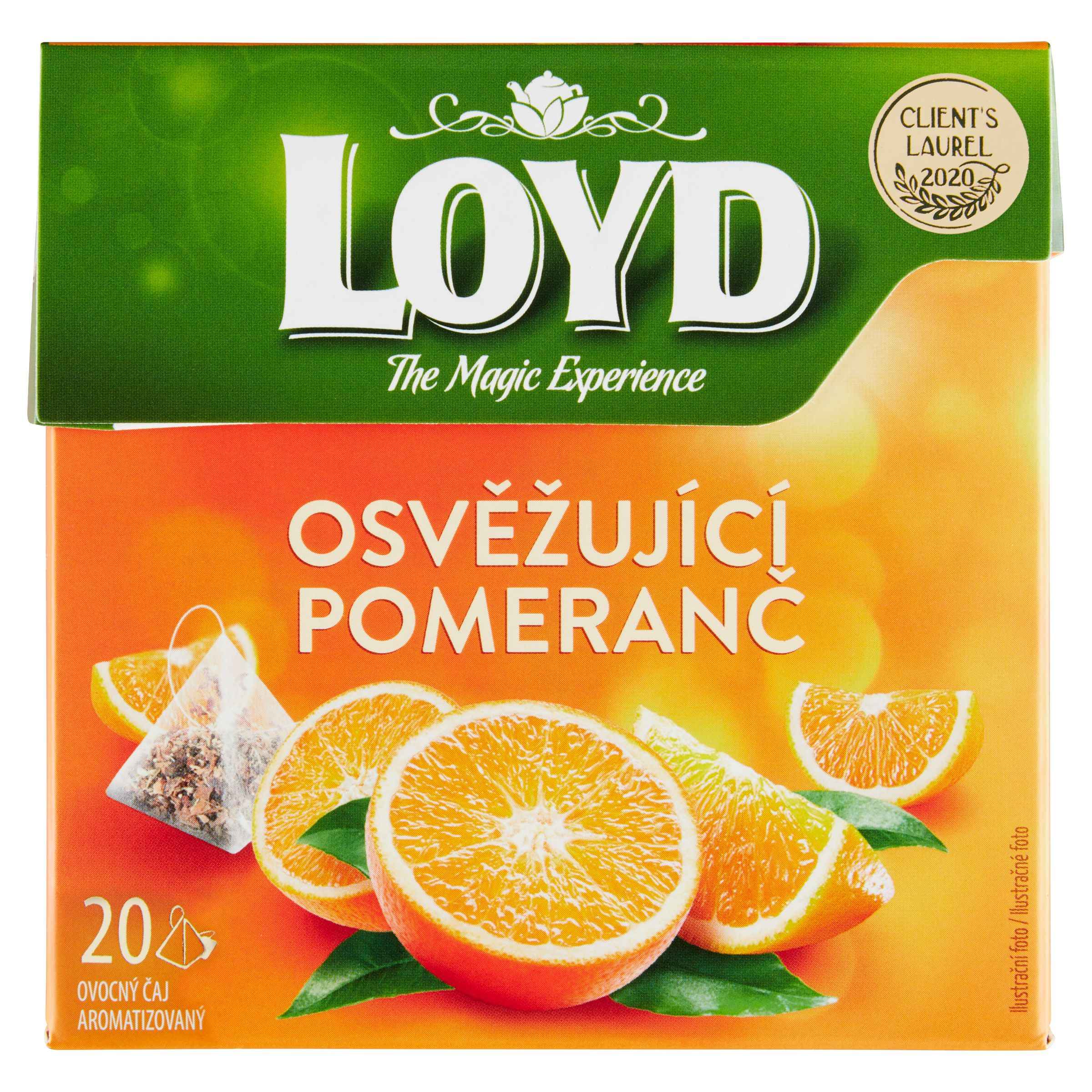 Nápoje - Loyd Osvěžující pomeranč 20 x 2,2g