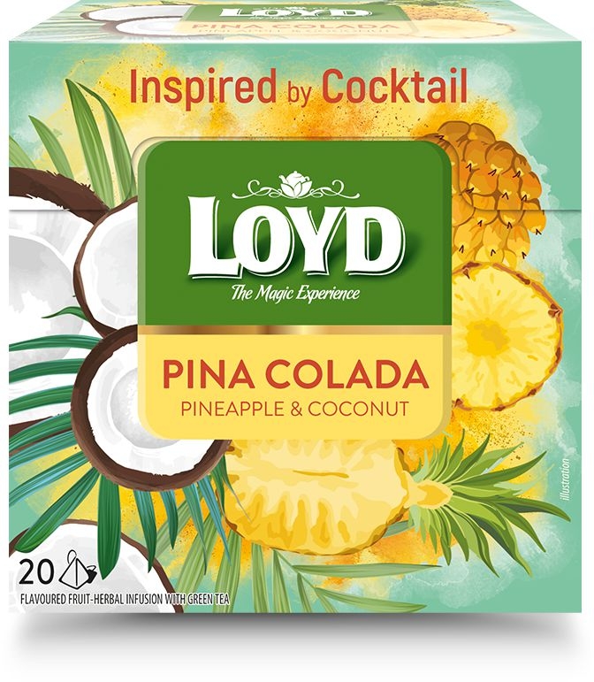 Nápoje - Loyd Pyramida Coctail Pina colada 34g