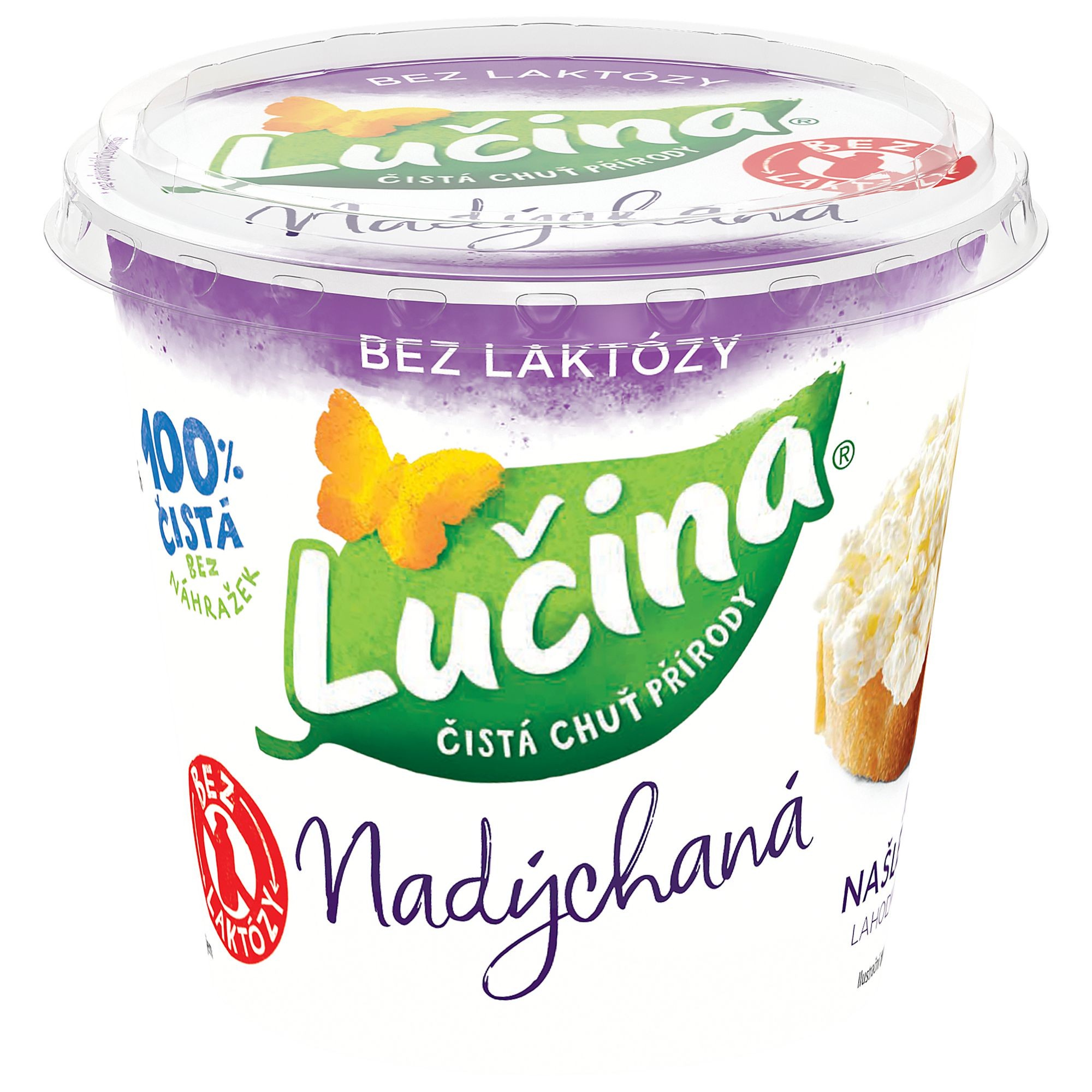 Mléčné a chlazené - Lučina Nadýchaná bez laktózy 140 g