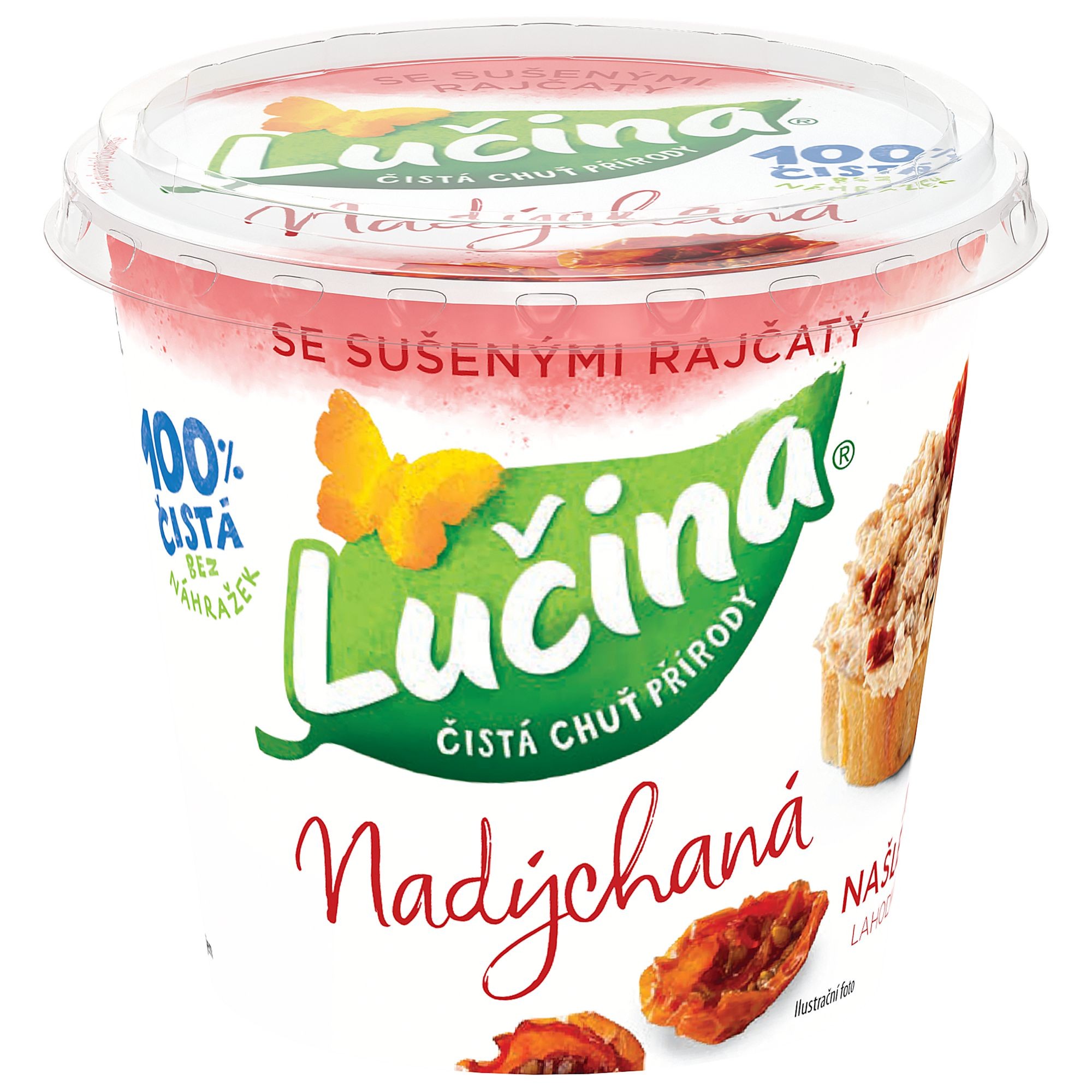 Mléčné a chlazené - Lučina Nadýchaná se sušenými rajčaty 140g