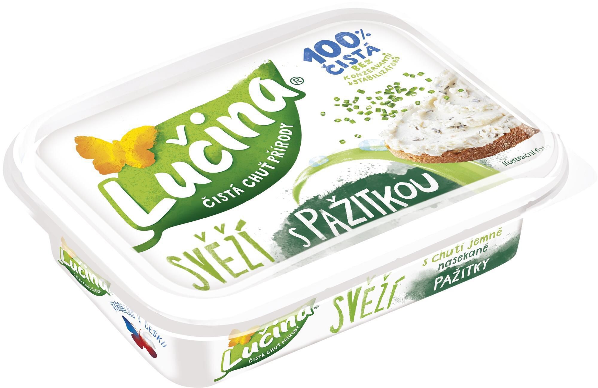 Mléčné a chlazené - Lučina S pažitkou 120 g