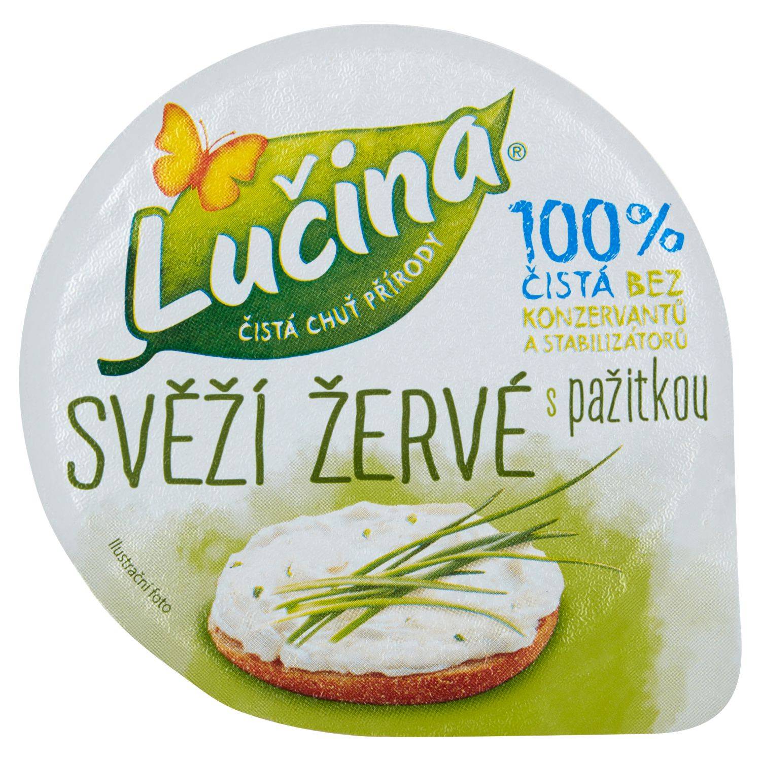 Mléčné a chlazené - Lučina Svěží Žervé s pažitkou 80 g