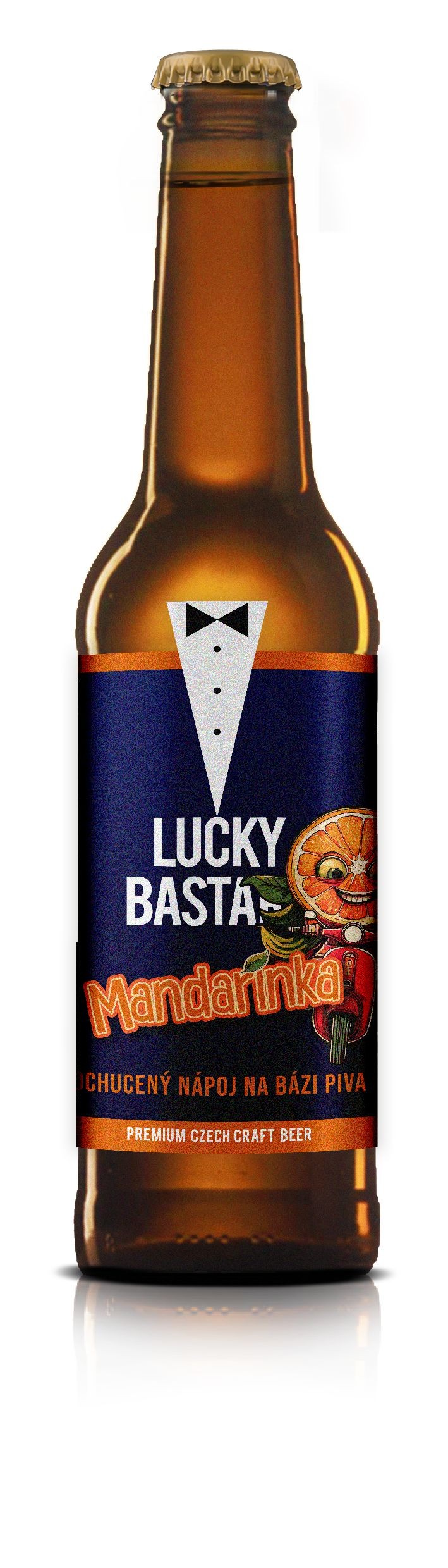 Nápoje - Lucky Bastard Radler Mandarinka 0,33 l