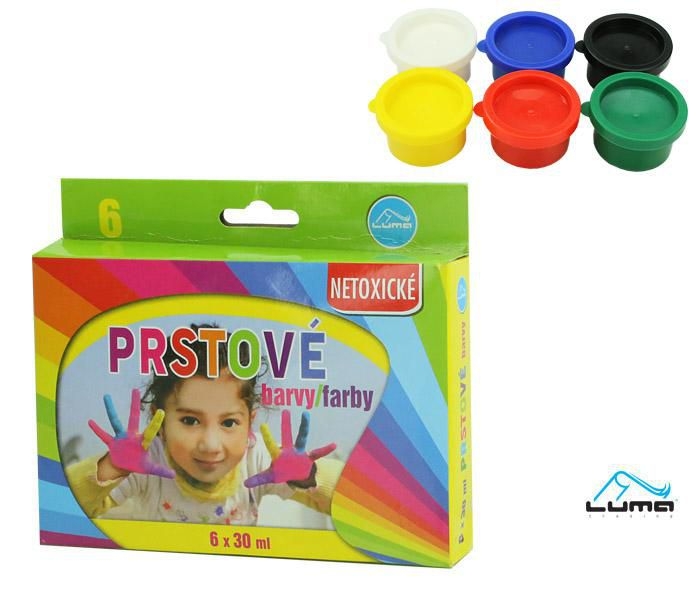 Luma Barvy prstové 6 barev 30ml-1