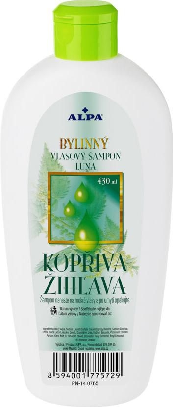 Drogerie a kosmetika - Luna Kopřiva vlasový šampon 430 ml