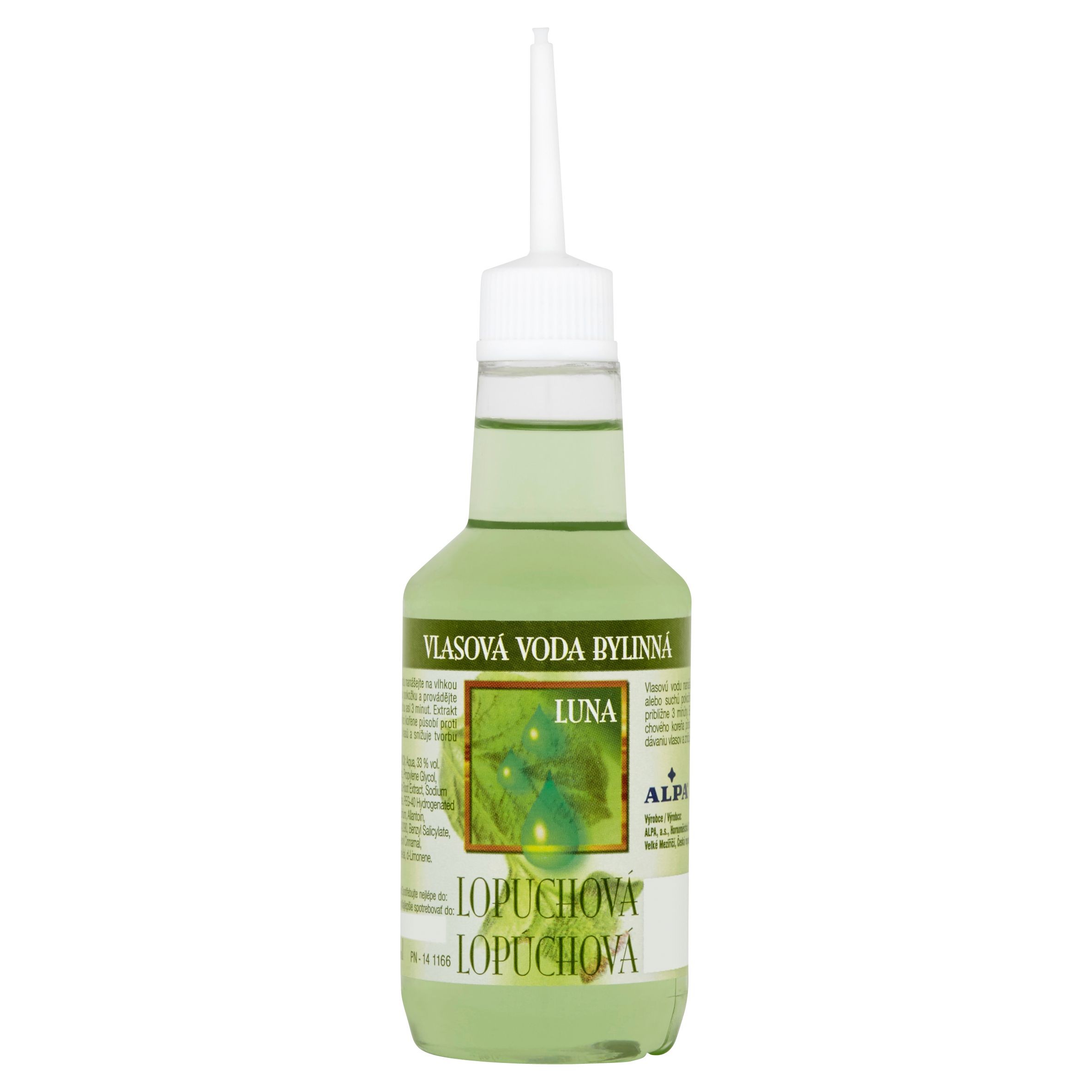 Drogerie a kosmetika - Luna Vlasová voda bylinná lopuchová 120 ml