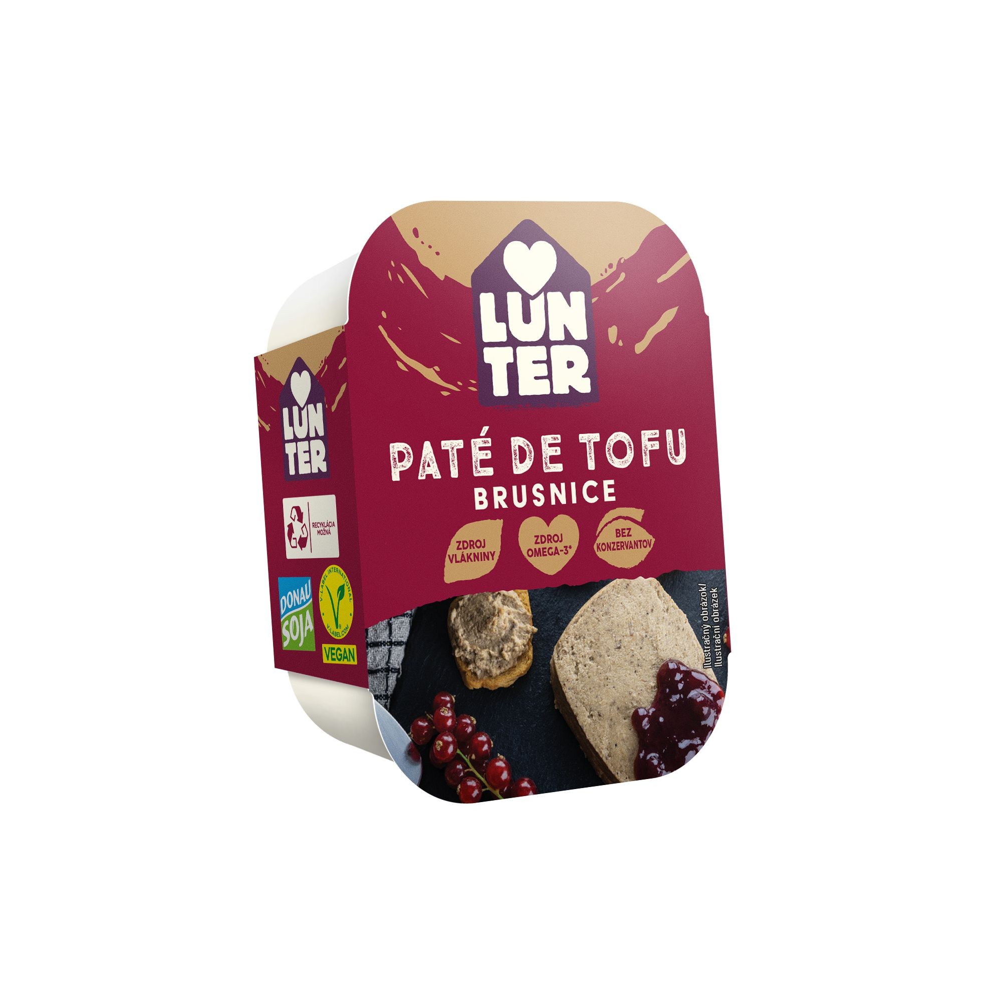Zdravý svět - Lunter Paté de tofu brusinka 150g