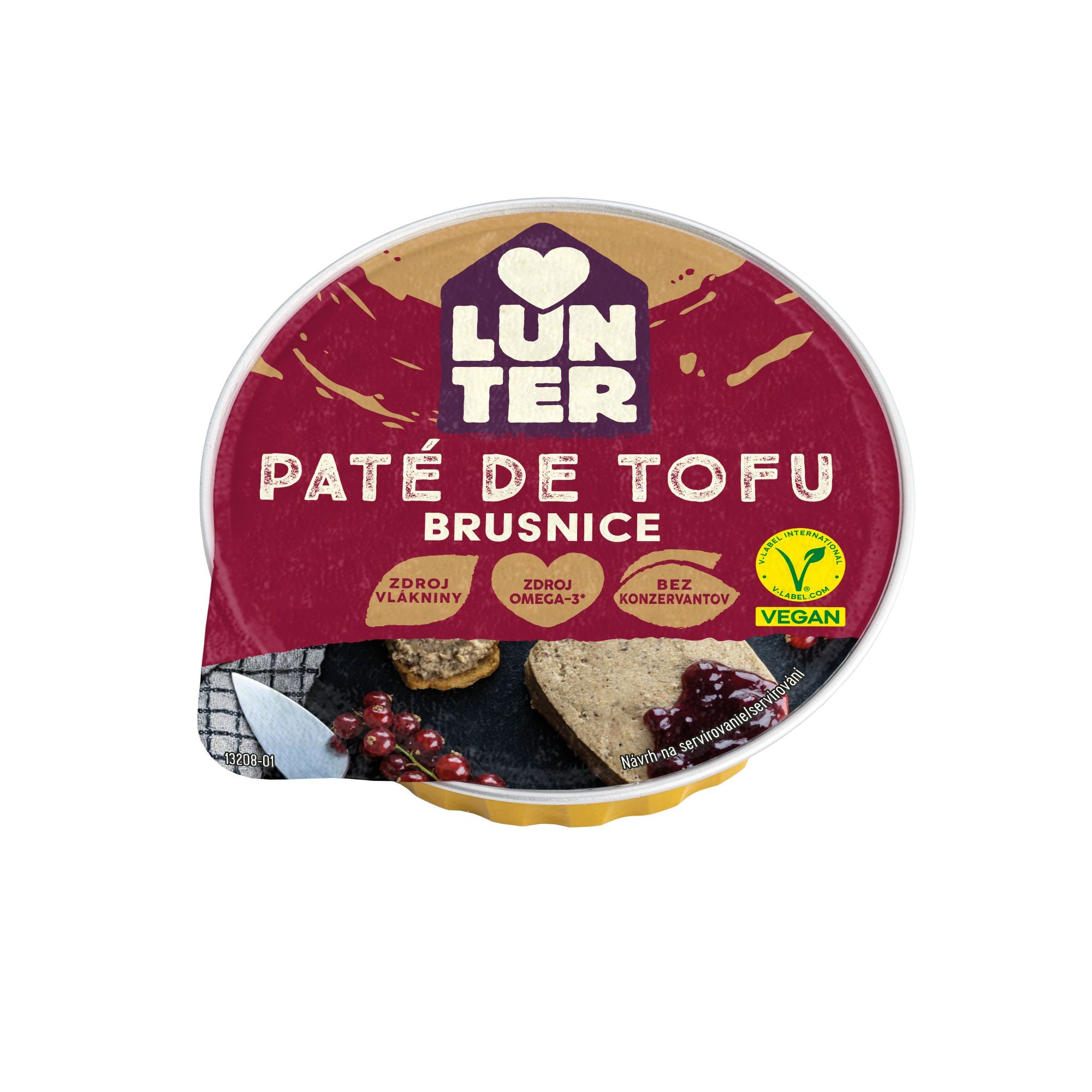 Zdravý svět - Lunter Paté de tofu brusinka 75g