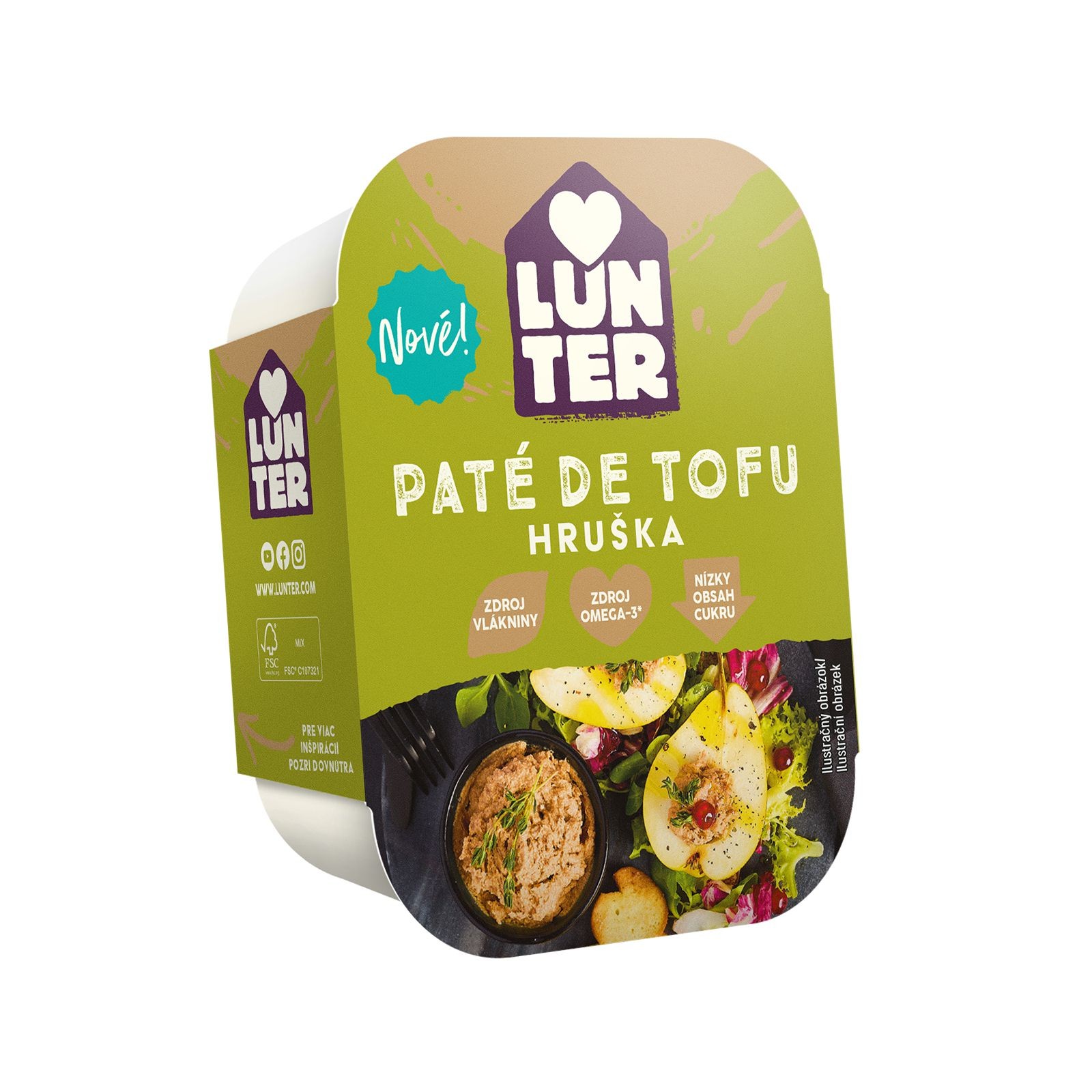 Zdravý svět - Lunter Paté de Tofu Hruška 150g
