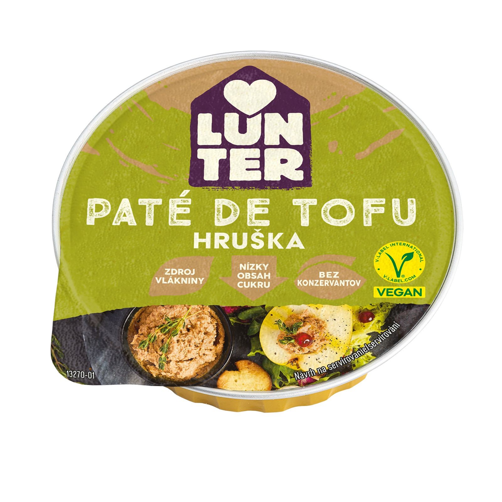 Zdravý svět - Lunter Paté de Tofu Hruška 75g