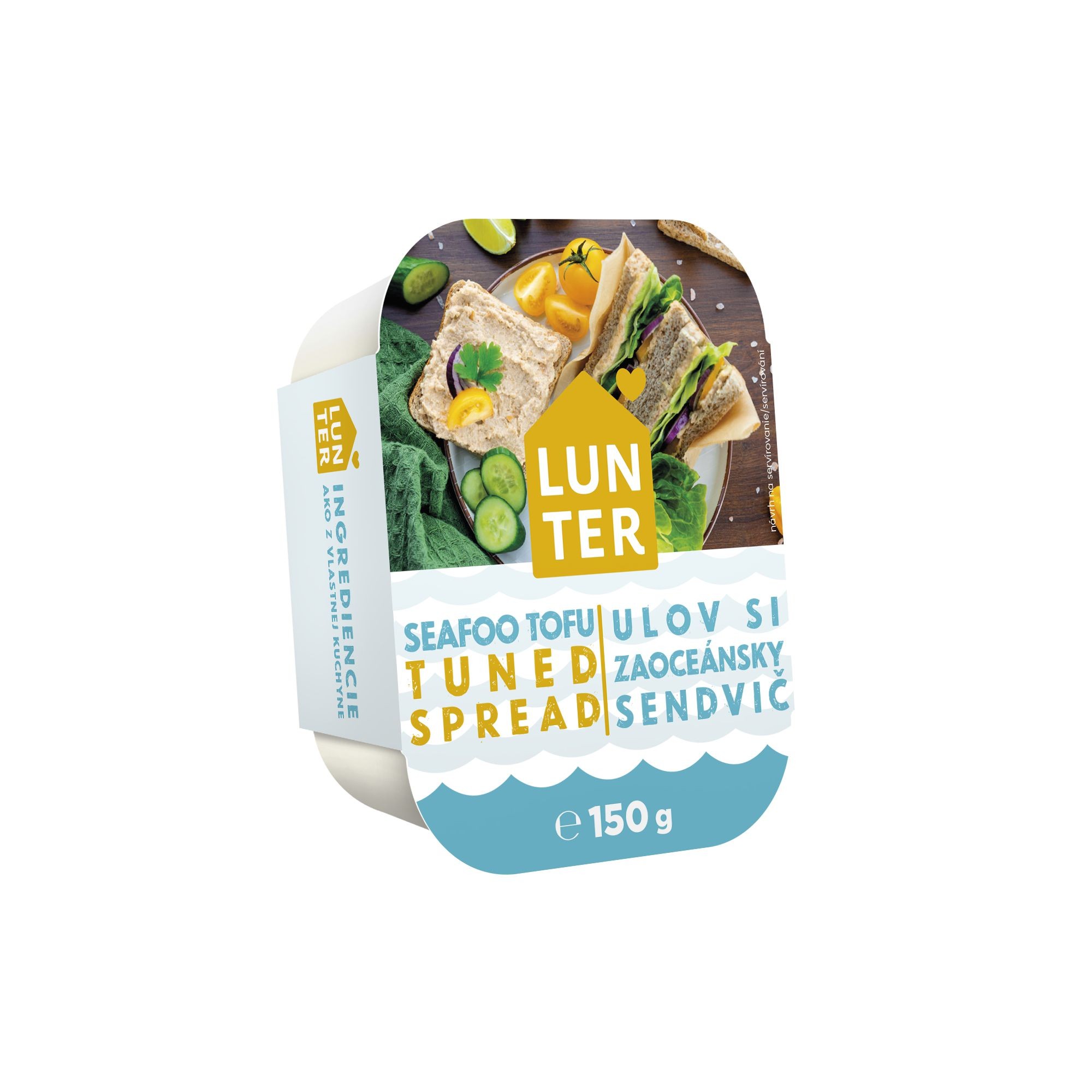 Zdravý svět - Lunter Seafoo Tofu Tuned spread 150g