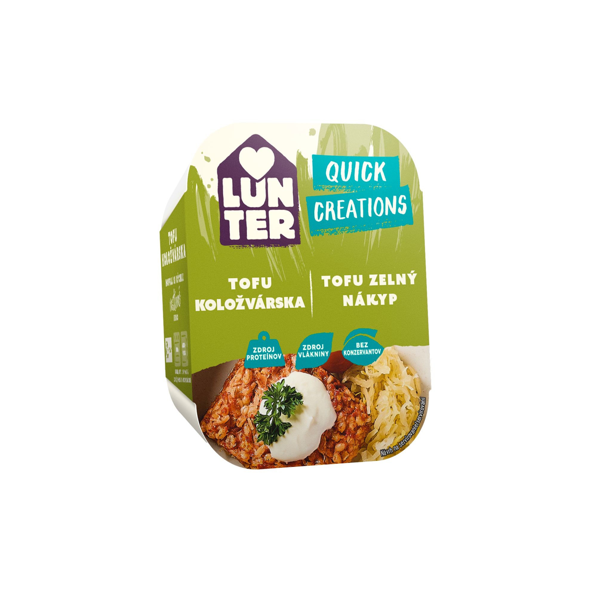 Zdravý svět - LUNTER  tofu zelný nákyp 190g