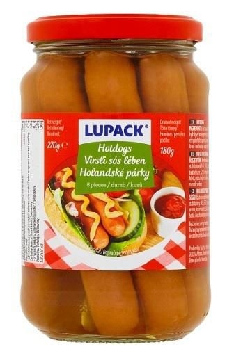 Trvanlivé potraviny - Lupack 8 holandských párků 270 g
