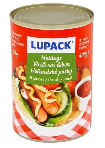 Trvanlivé potraviny - Lupack Holandské párky 400 g