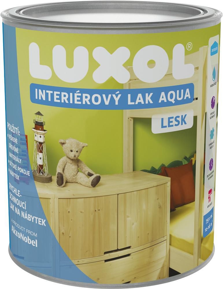 Domácnost a Zahrada - Luxol Lak interiérový aqua lesk
