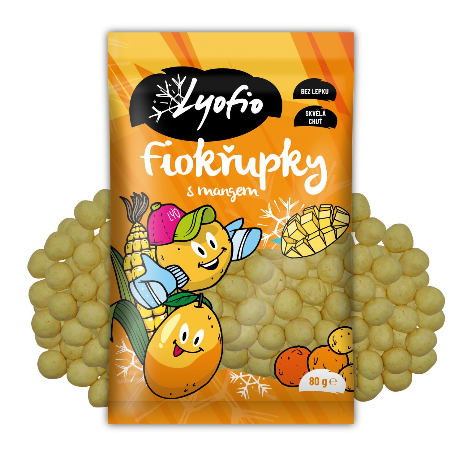 Zdravý svět - Lyofio Fiokřupky s mangem 80g