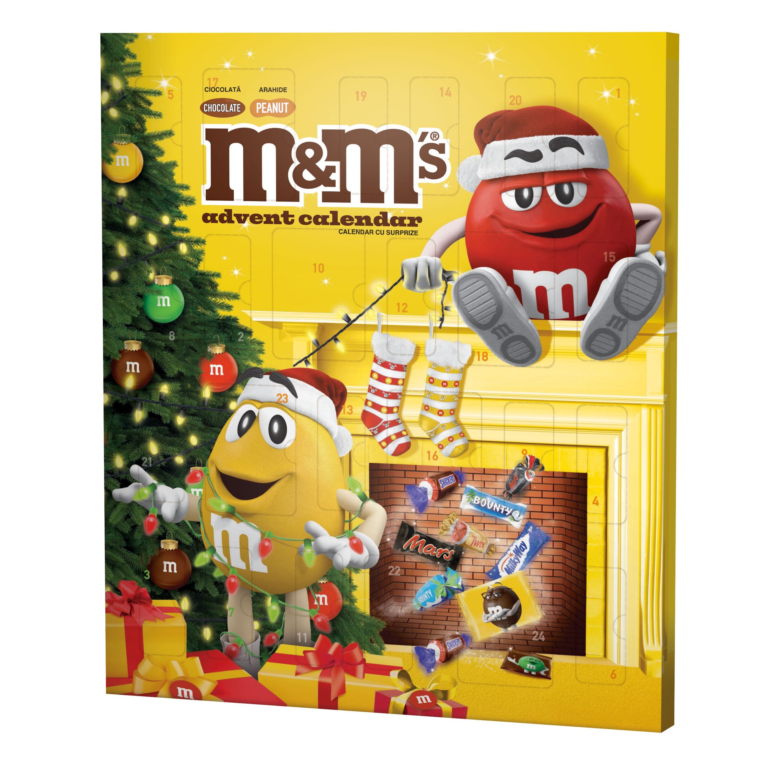 Trvanlivé potraviny - M&M's & Friends Adventní kalendář 361g