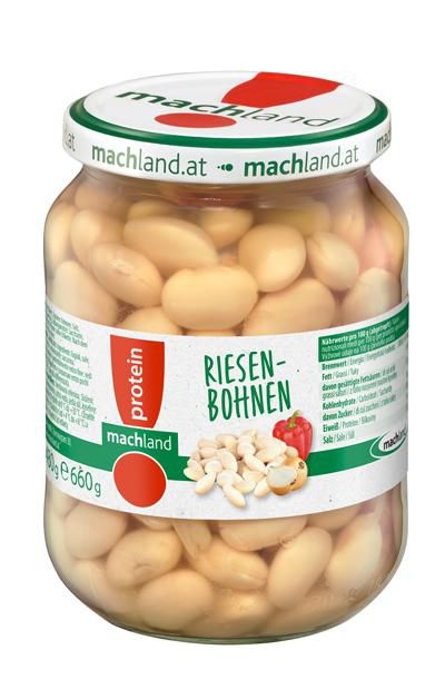 Trvanlivé potraviny - Machland Velké fazole 660 g