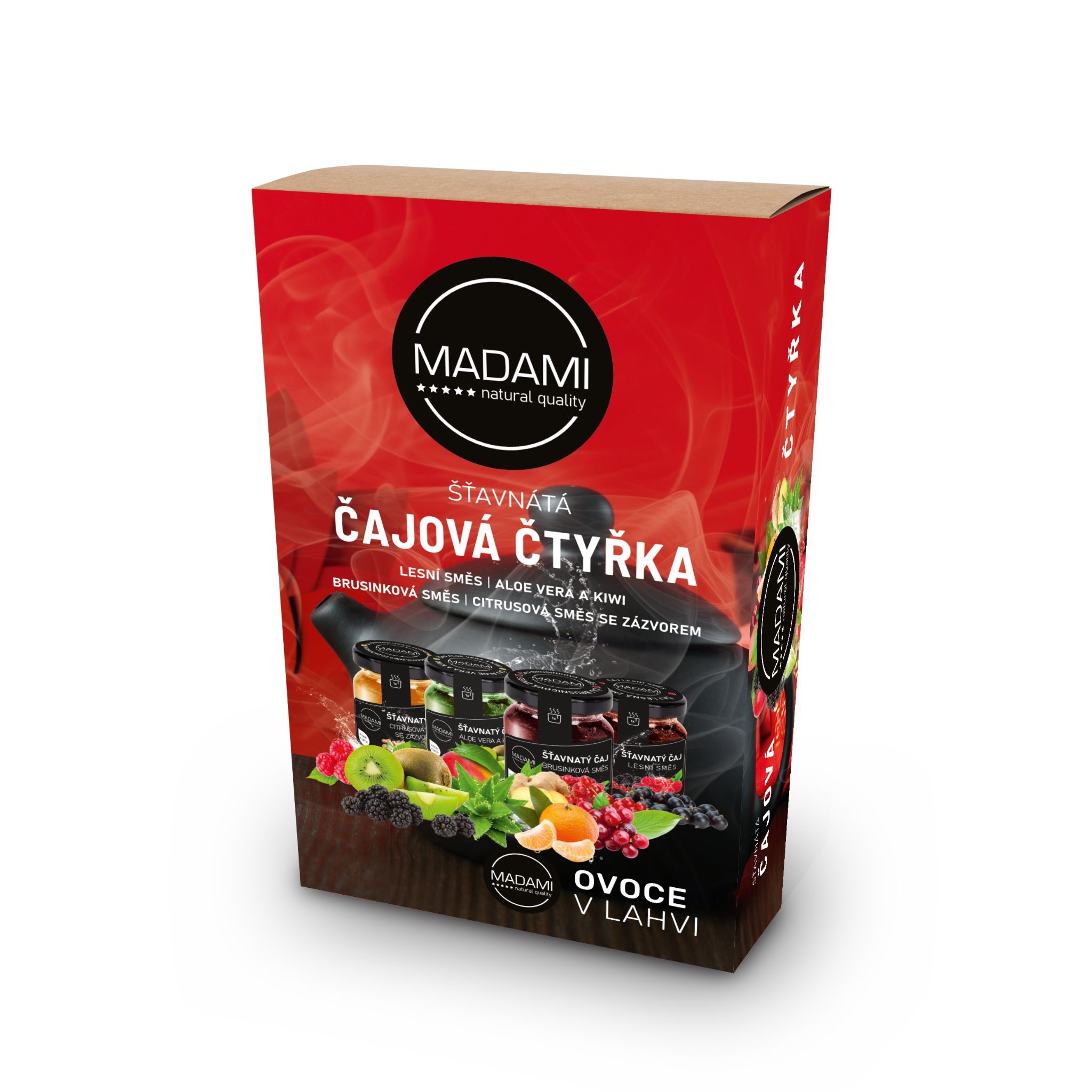 Madami Šťavnaté ovocné čaje 4ks 220g