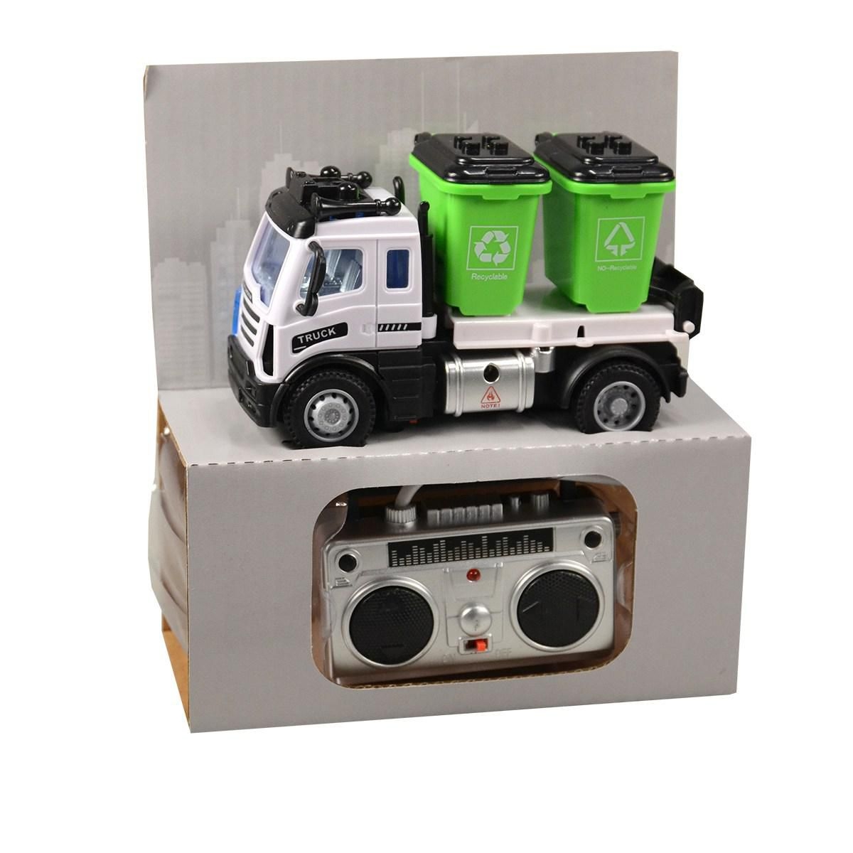 Made City Collection R/C Auto popelářské s kontejnery, na dálkové ovládání-3