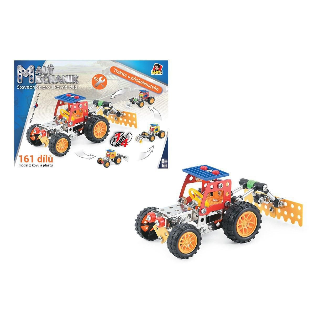 MaDe Malý mechanik, Traktor 161 dílků-2