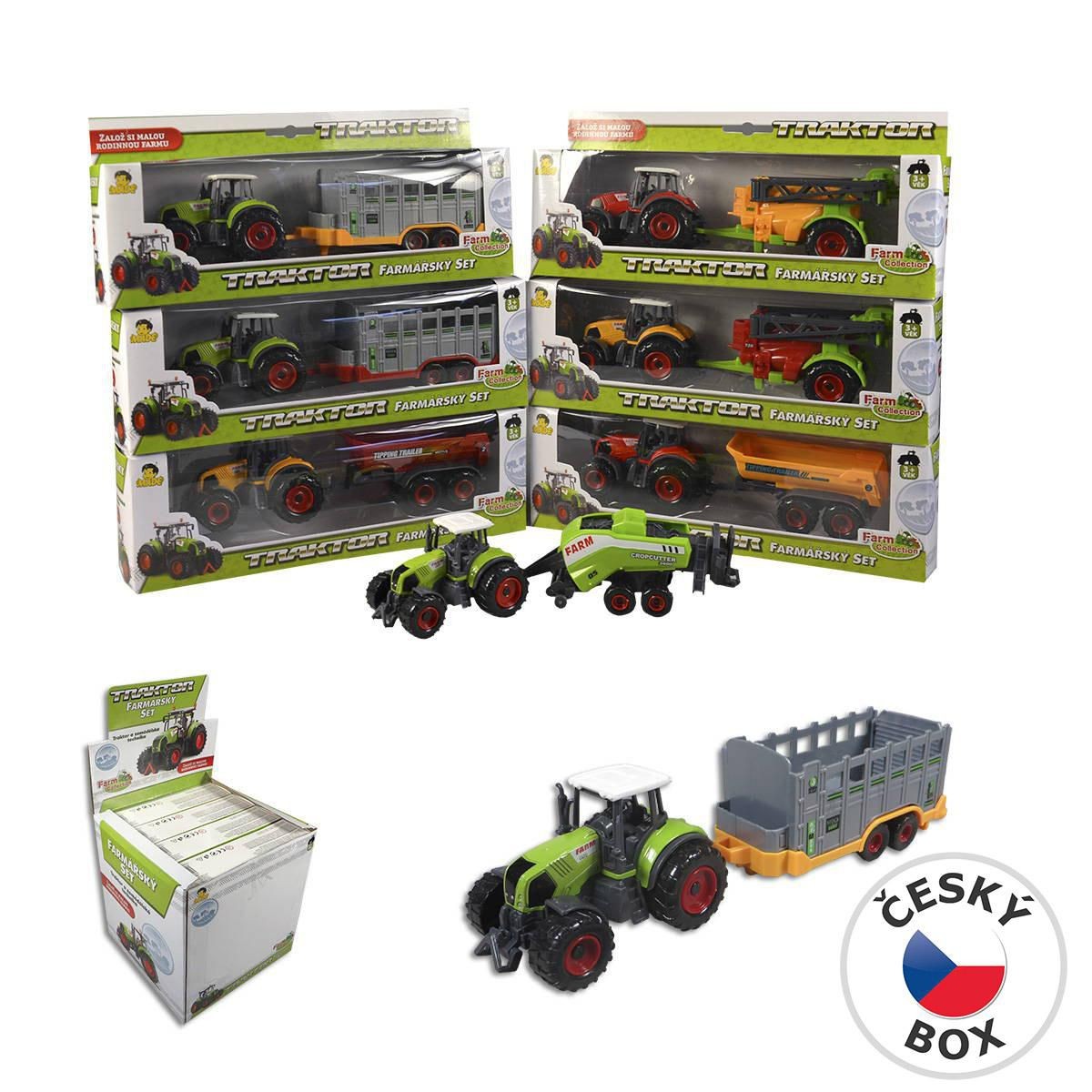 Svět dětí - MaDe Traktor s přívěsem