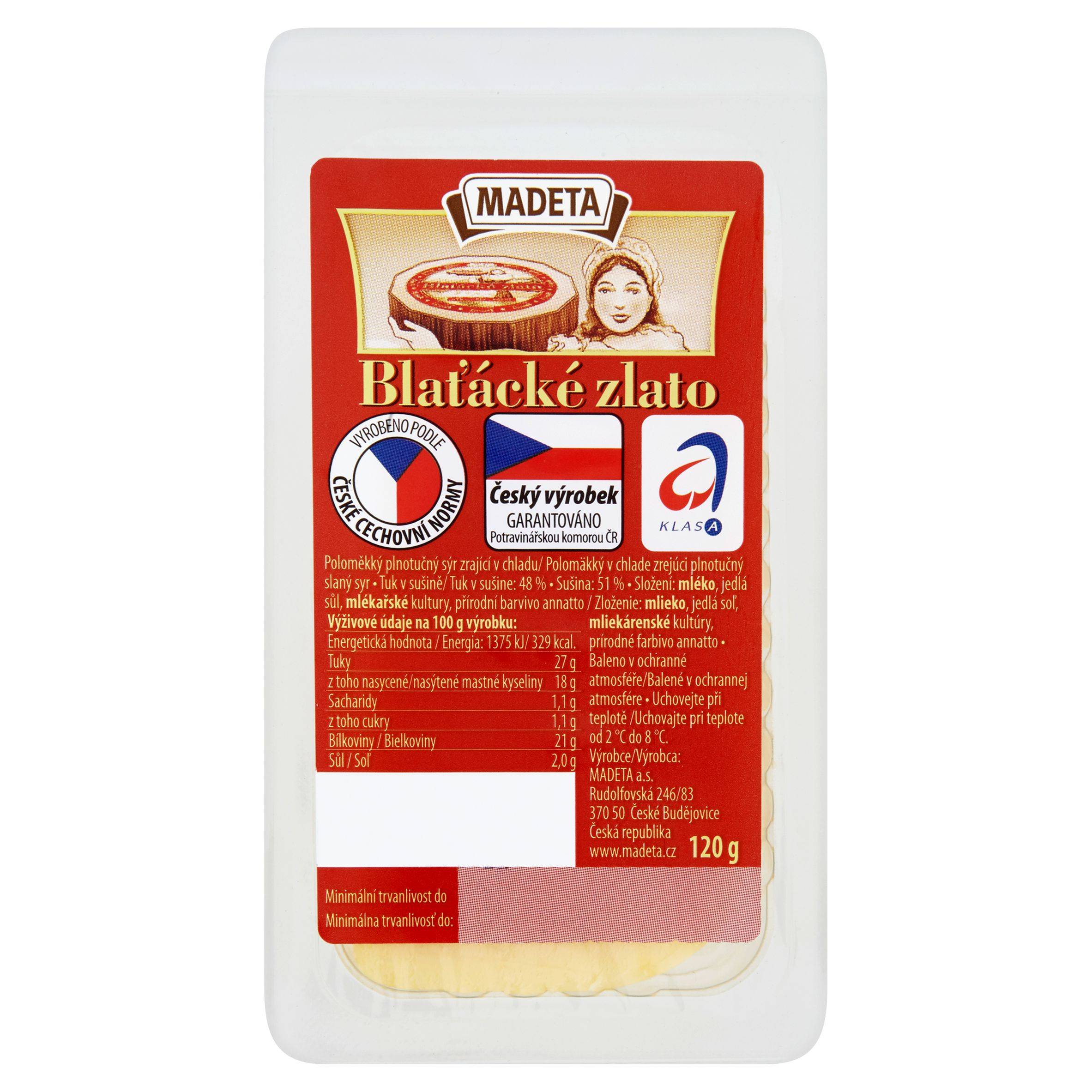 Madeta Blaťácké zlato 120 g-0