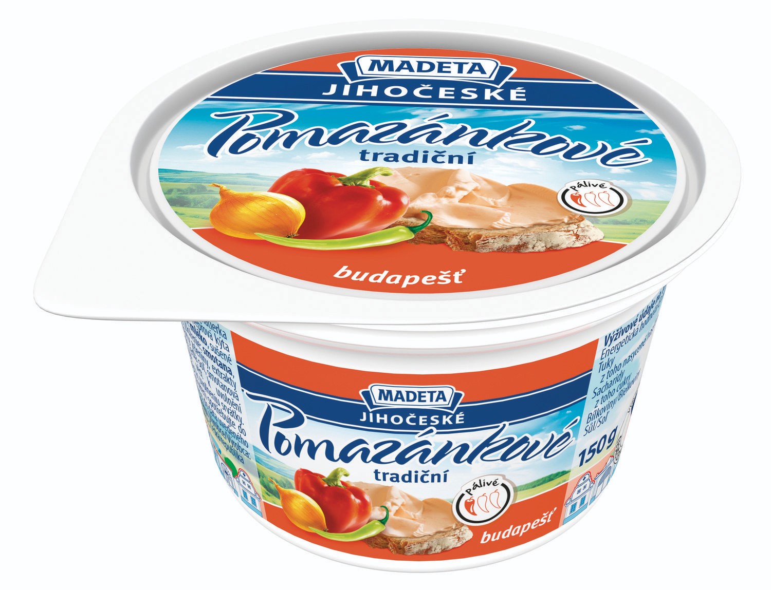 Mléčné a chlazené - Madeta JČ pomazánkové tradiční budapešť 150g