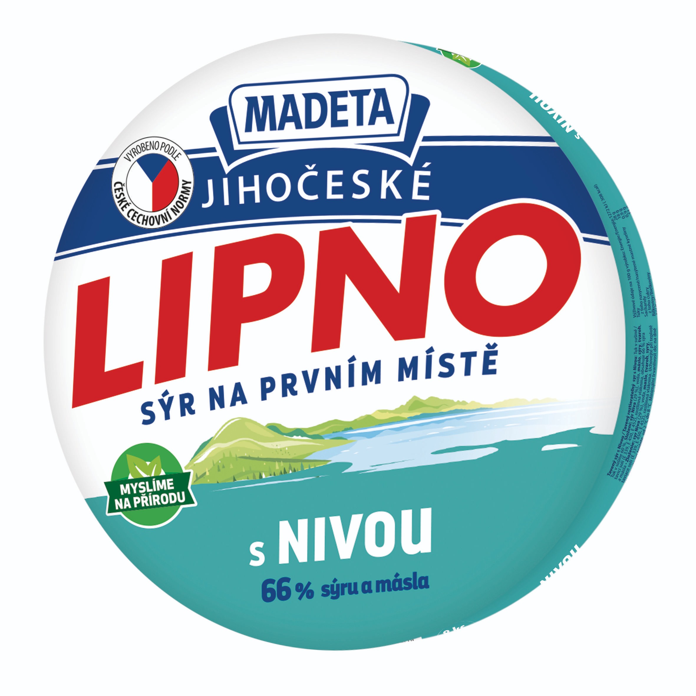 Madeta Jihočeské Lipno s nivou tavený sýr 140 g-0