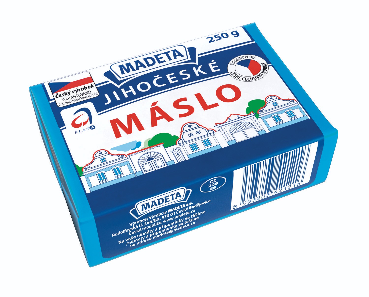 TOP produkty - Madeta Jihočeské máslo 250 g