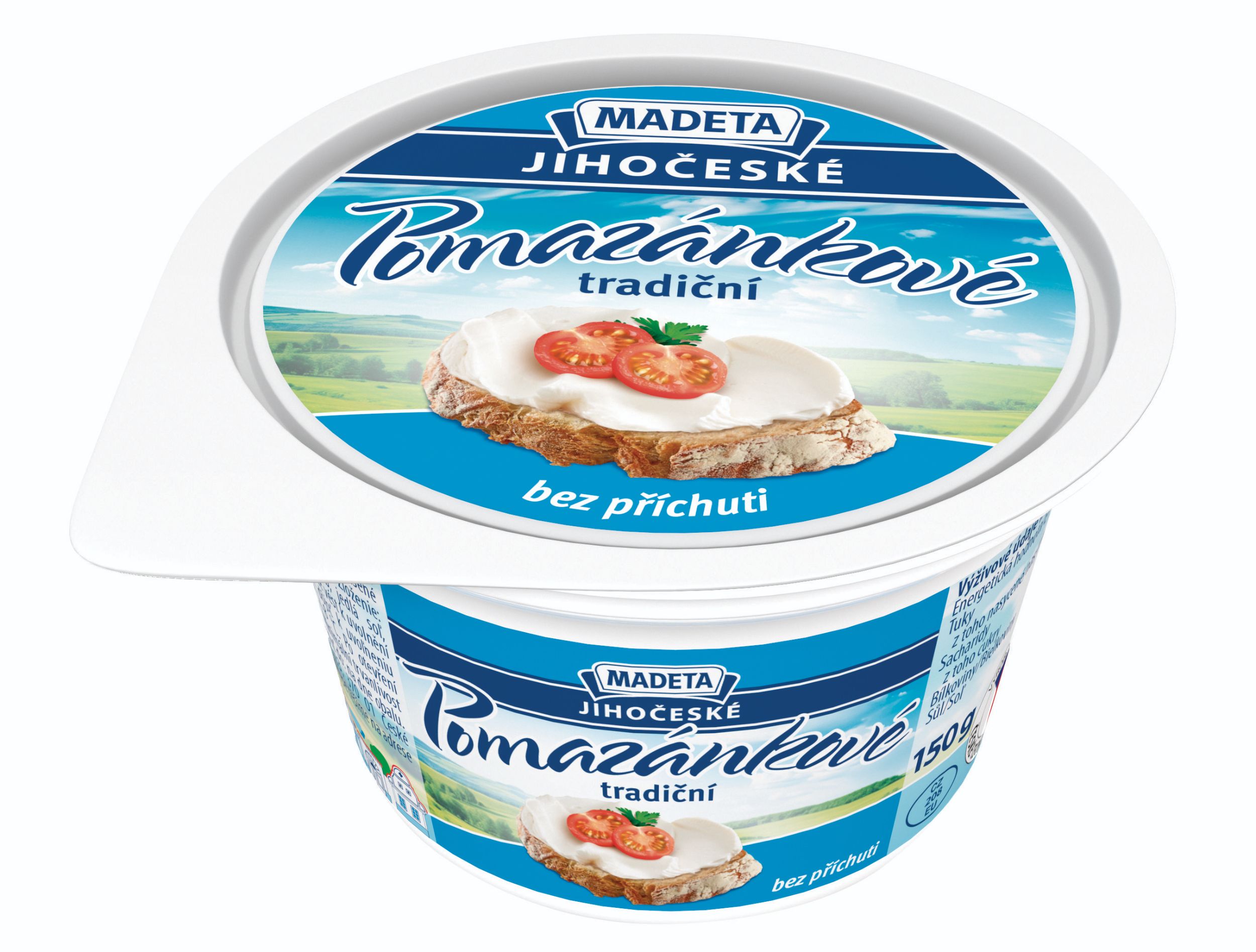 Mléčné a chlazené - Madeta Jihočeské pomazánkové tradiční bez příchuti 150 g