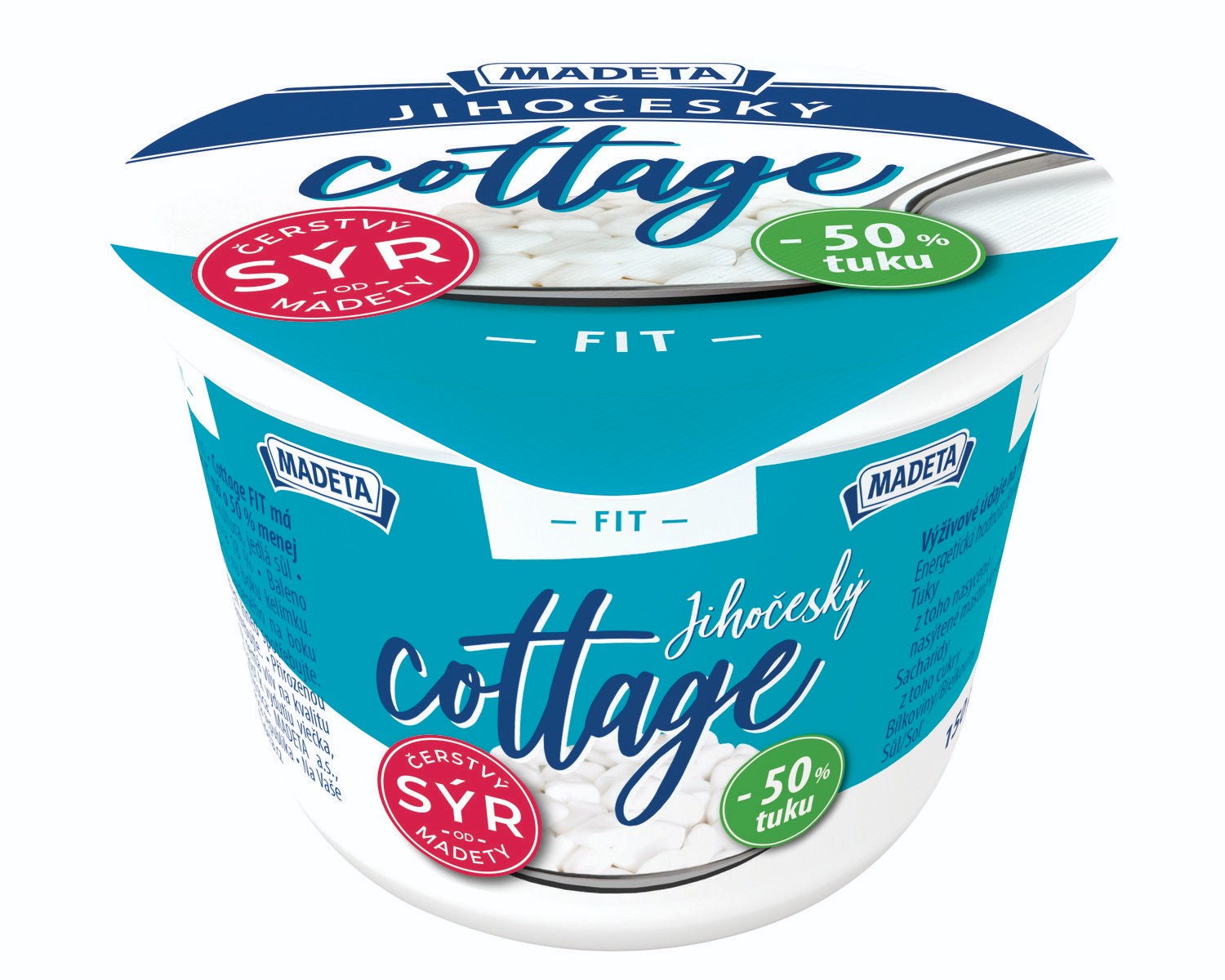 Mléčné a chlazené - Madeta Jihočeský cottage fit 150 g