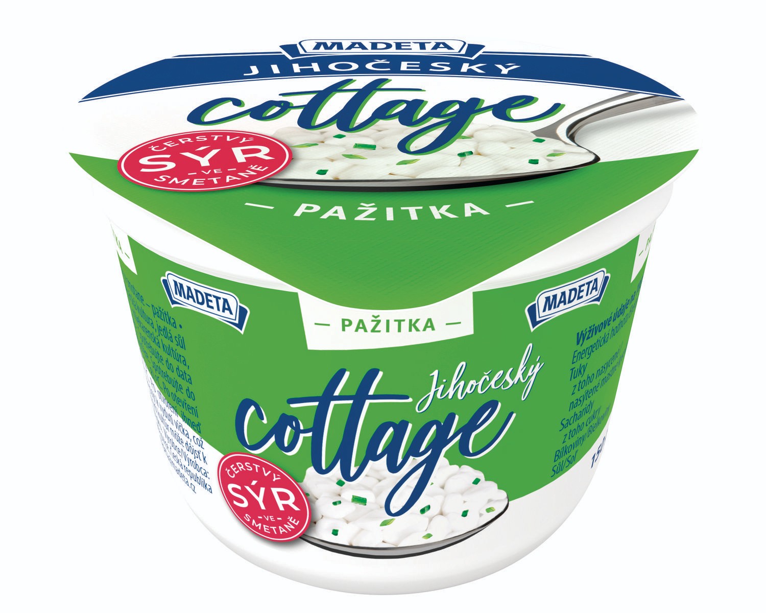 Mléčné a chlazené - Madeta Jihočeský Cottage pažitka 150 g