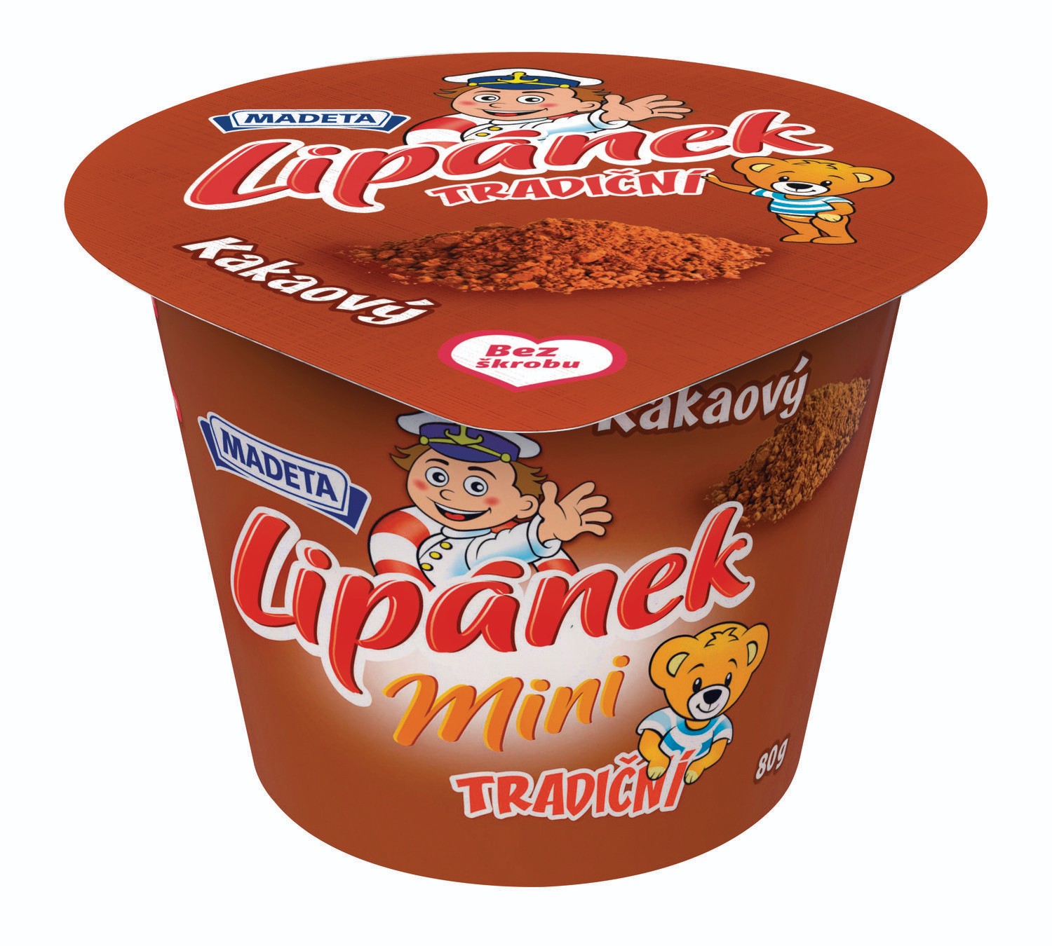 Mléčné a chlazené - Madeta Lipánek kakaový 80 g