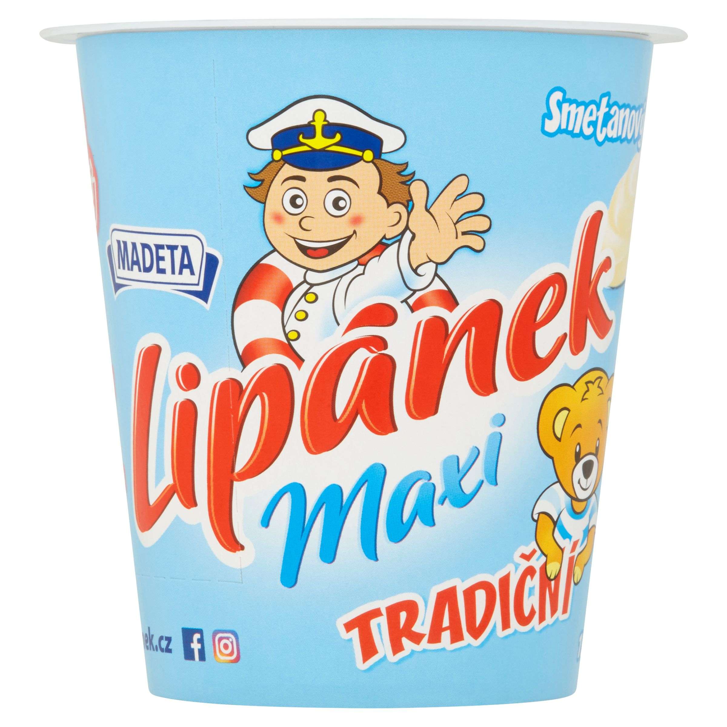Mléčné a chlazené - Madeta Lipánek Maxi smetanový 130 g