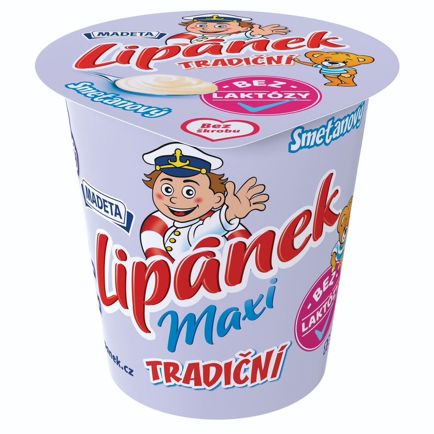 Mléčné a chlazené - Madeta Lipánek smetanový bez laktózy 130 g