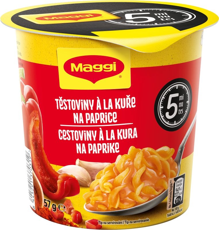 Trvanlivé potraviny - Maggi 5 minutes à la kuře na paprice 57g