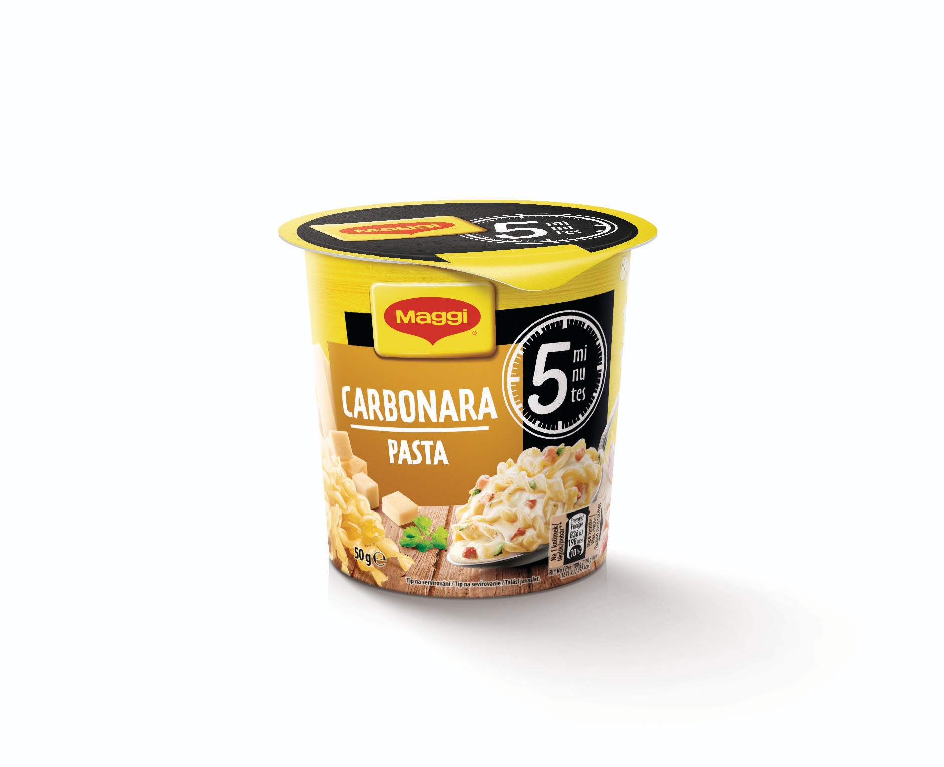 Trvanlivé potraviny - Maggi 5minut Carbonara těstoviny 50g