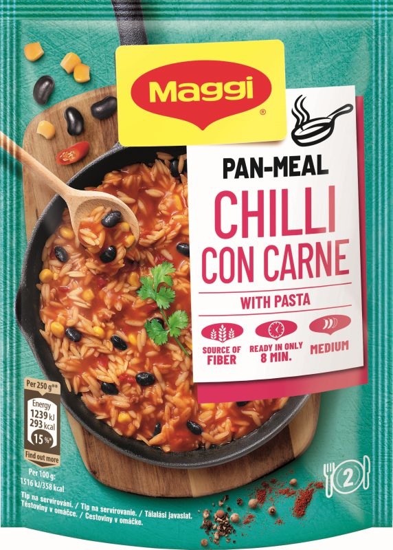 Trvanlivé potraviny - Maggi Chilli con carne 163,5g
