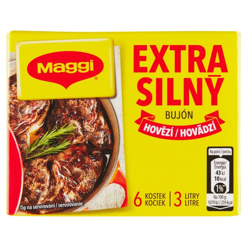 Trvanlivé potraviny - Maggi Extra silný bujón 3l 60 g